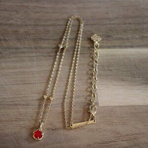 Kendra Scott Nola Necklace in Red Illusion